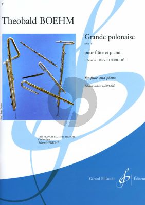 Boehm Grande Polonaise D-majeur Op.16 flute-piano (ed. Robert Hériché)