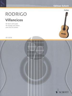 Rodrigo Villancicos 3 Canciones for Medium Voice and Guitar