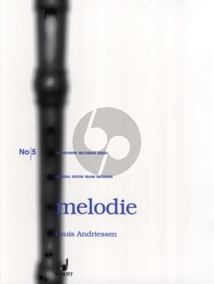 Andriessen Melodie Treble Recorder and Piano