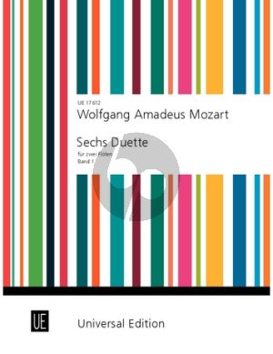 Mozart 6 Duets Vol.2 2 Flutes (parts) (edited by Frans Vester)
