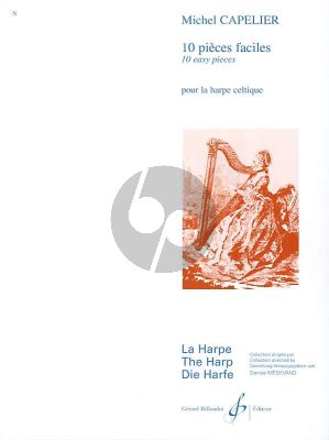 Capelier 10 Pieces Faciles Harpe celtique (edited by Denise Megevand)