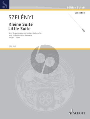 Szelenyi Kleine Suite für 4 Violinen Partitur