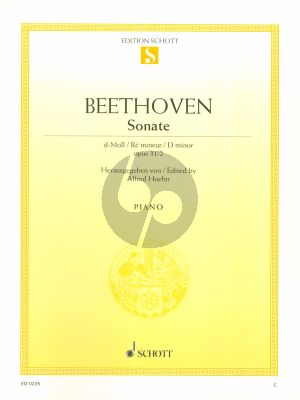 Beethoven Sonate d-moll Op. 31 No. 2 Klavier (Alfred Hoehn)