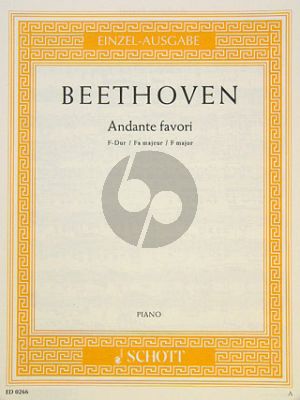 Beethoven Andante Favori F-dur WoO 57 Klavier