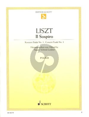 Liszt Il Sospiro Klavier(Concert Etude No.3)