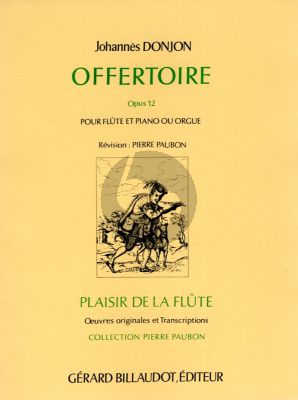 Donjon Offertoire Op.12 pour Flute et Piano ou Orgue (Revision Pierre Paubon)