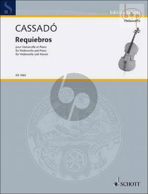 Cassado Requiebros Violoncello-Piano