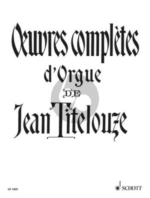 Titelouze Oeuvres Completes Orgel (Guilmant)