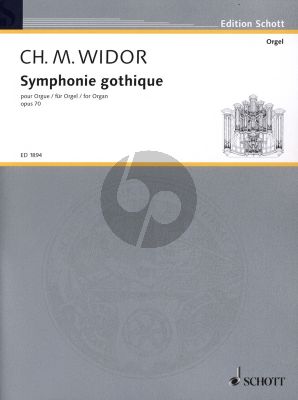Widor Symphonie Gothigue Op.70 Orgel