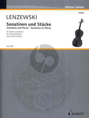 Album Sonatinen und Stucke fur Violine-Klavier (edited by Gustav Lenzewski)