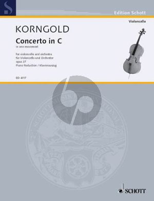 Korngold Concerto C-major (in One Movement) Op.37 (1946) Violoncello