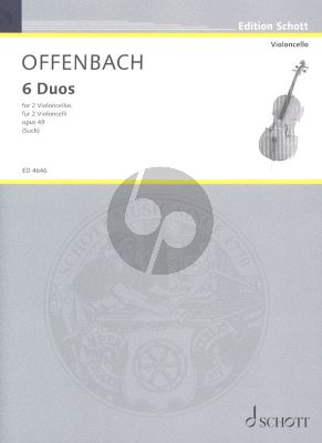 Offenbach 6 Duette Op.49 2 Violoncellos (1st.Position) (edited by Percy Such)