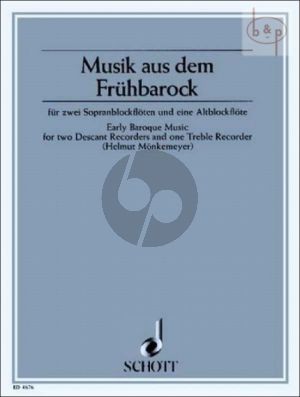 Musik aus dem Fruhbarock (Early Baroque Music) (SSA)