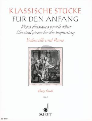 Klassische Stucke fur den Anfang Vol.2 Violoncello-Klavier (Percy Such)
