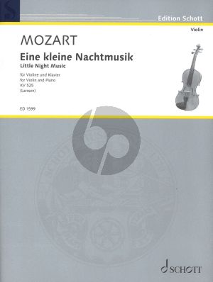 Mozart Eine Kleine Nachtmusik KV 525 Violine und Klavier (Larssen)