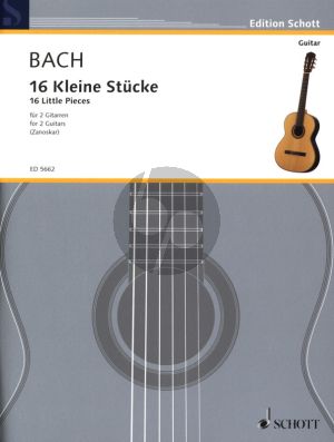 Bach Kleine Stucke fur Gitarre (Herausgeber Hubert Zanoskar)