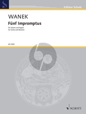 Wanek 5 Impromptus fur Fagott und Gitarre