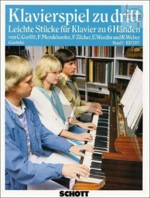 Klavierspiel zu Dritt Vol.1 Klavier 6 Hd.