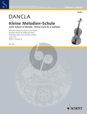 Dancla Kleine Melodienschule Op.123 Vol.3 Violin-Piano