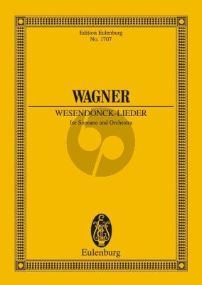 Wagner Wesendonck Lieder WWV 91 A Sopran und Orchester (Studienpartitur) (Lionel Salter)