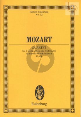 Quartet KV 421 d-minor (2 Vi.-Va.-Vc.)