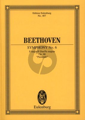 Beethoven Symphony No.6 Op.68 F-major "Pastorale" Study Score (edited by Richard Clarke) (Eulenburg)