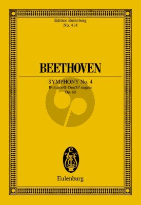 Beethoven Symphonie No.4 B-flat major Op.60 Study Score (edited by Richard Clarke)