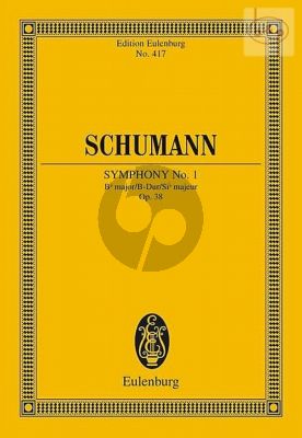 Symphony No.1 Op.38 B-flat major Study Score (Fruhlingssymphonie)