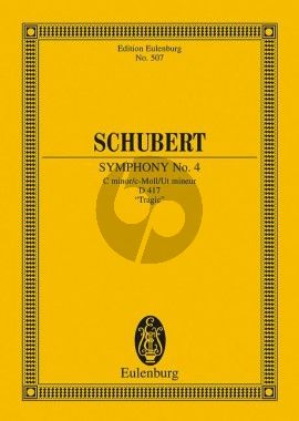 Symphonie No. 4 c-moll D 417 Studienpartitur
