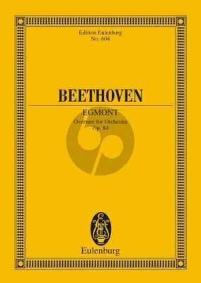 Beethoven Egmont Ouverture for Ochestra Op.84 Study Score (Max Unger)