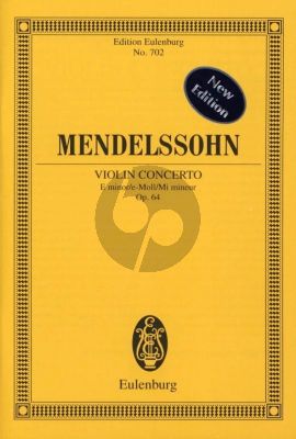 Mendelssohn Concerto e-minor Op. 64 Violin and Orchestra (Study Score) (edited by Richard Clarke)