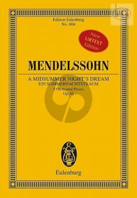 A Midsummer Night's Dream Op.61 5 Orchestral Pieces)