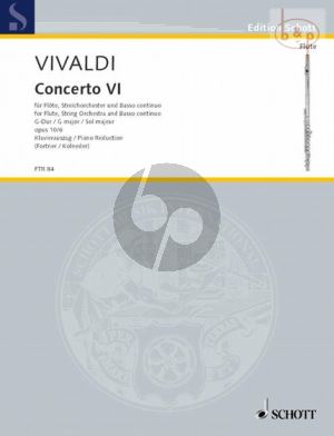Concerto G-major Op.10 No.6 (PV 105 /RV 437) (Flute-Str.-Bc.)