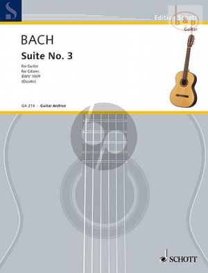 Suite No.3 BWV 1009 Guitar