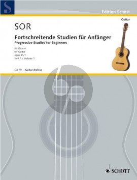 Sor Etuden Op.31 Vol.1 Gitarre