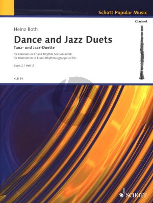Both Tanz und Jazz Duette Vol.2 for 2 Clarinets with Rhythm Section (Advanced Level)