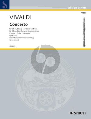 Vivaldi Concerto C-major RV 449 (F.VIII n.12) Oboe-Str.-Bc (piano red.) (W.Lebermann)