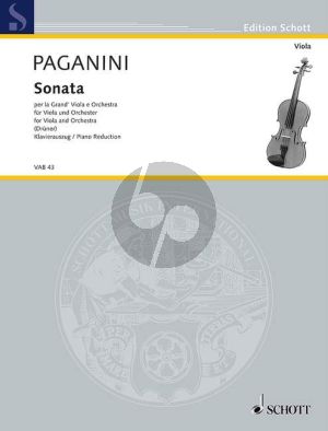 Paganini Sonate per la Grand Viola-Orchester (KA) (Ulrich Drüner)