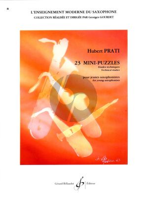 Prati 23 Mini Puzzles for Saxophone (Technical Studies for Young Saxophonists)