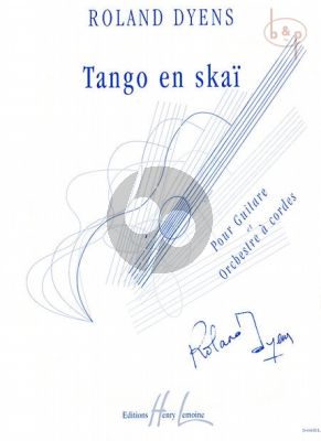 Dyens Tango en Skai pour Guitare