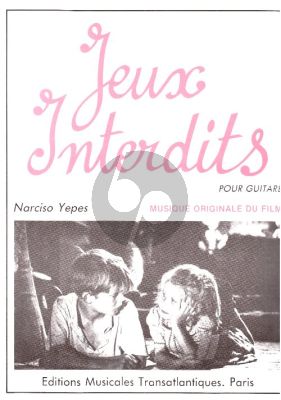 Yepes Jeux Interdits (Musique du Film) Guitare