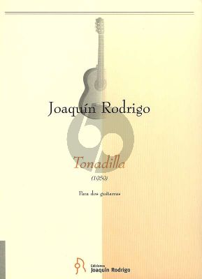 Rodrigo Tonadilla (1959) for 2 Guitars (Playing Score)