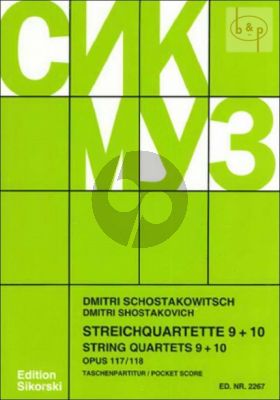 Streichquartette No. 9 - 10 Studienpartitur