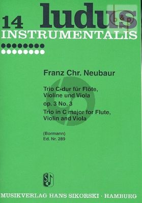 Trio C-major Op.3 No.3 (Flute-Violin-Viola)