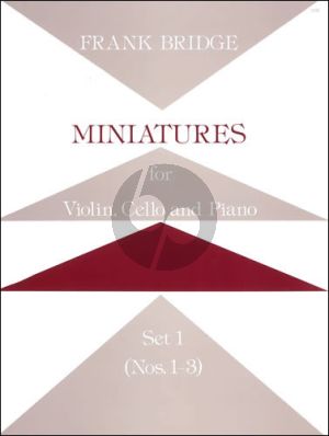 Bridge Miniature Trios Set 1 Violin-Cello and Piano (No.1 - 3)
