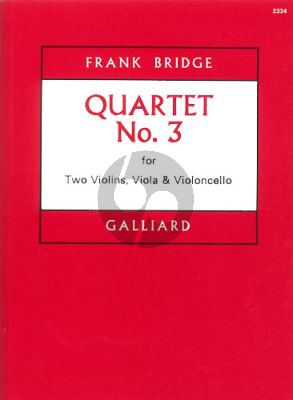 Bridge String Quartet No. 3 Study Score