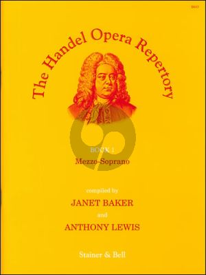 Handel Opera Repertory Vol.1 Mezzo-Soprano (Compiled by Janet Baker and Anthony Lewis)