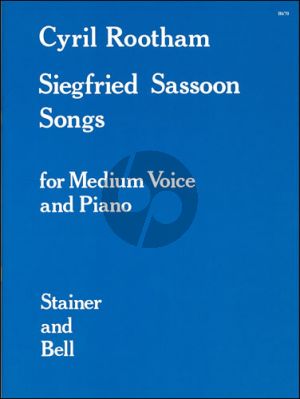 Rootham Siegfried Sassoon Songs (Medium-High Voice)