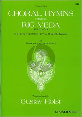 Holst Songs from Rig Veda Group 3 SSAA voices and Harp or Piano
