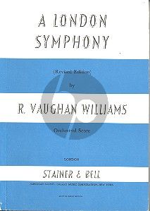 Vaughan Williams  A London Symphony (No.2) Study Score